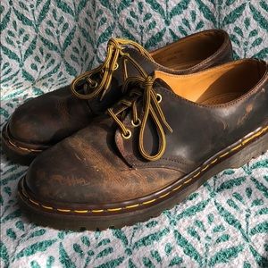 Vintage Dr Martens Brown Shoes